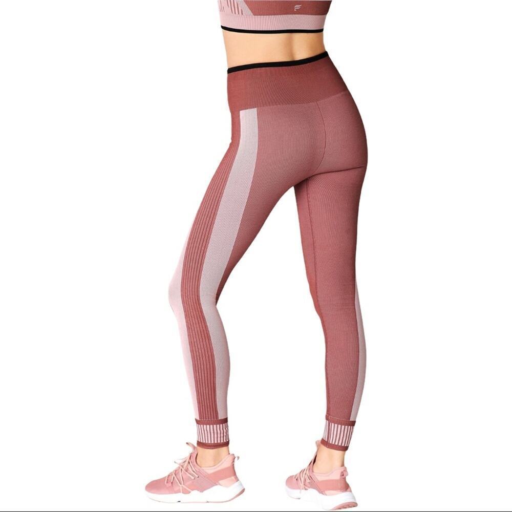 Fabletics High Waisted Seamless Colorblock Legging - image 2